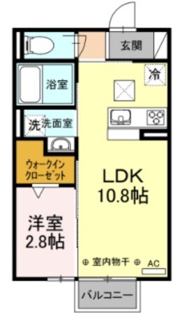 富田駅 徒歩13分 1階の物件間取画像